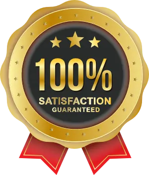 100% satisfaction garanty